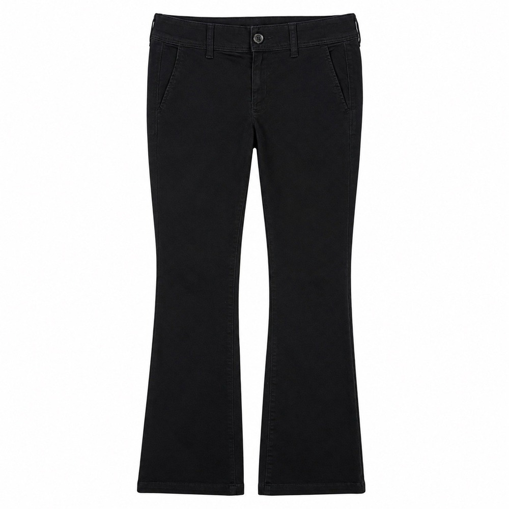 American Eagle Pants Womens Size 6 Black Regular Kick Boot Y2K Boho Cotton